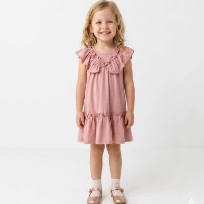 2/5 Y OMUZ FIRFIRLI ELBISE