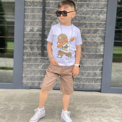 2/5 Y SAPKALI COCUK BASK. KOT SORTLU ERKEK TAKIM