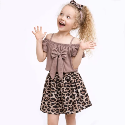 2/5 Y TASLI FIYONKLU ETEKLI KIZ TAKIM