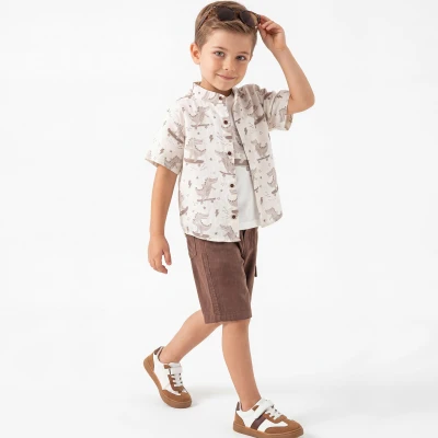 2/5 Y TIMSAH GOMLEKLI SORTLU 3LU ERKEK TAKIM