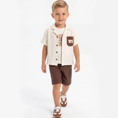 2/5 Y WS ORME GOMLEKLI SORTLU 3LU ERKEK TAKIM