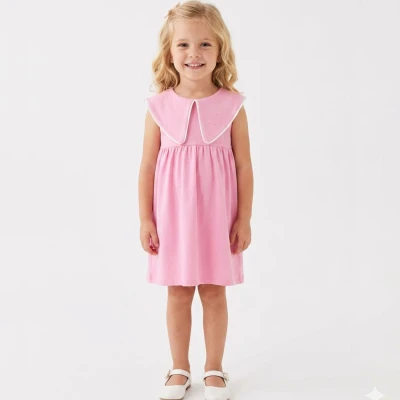 2/5 Y YAKALI TAS BASKILI ELBISE