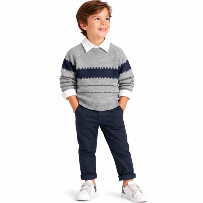 2/5 Y ZIKZAK DESEN KAZAKLI 3LU ERKEK TAKIM