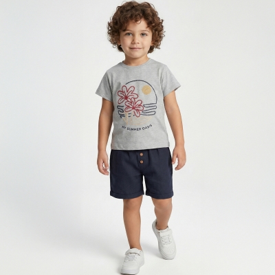 2/5 YAŞ YAZLIK MÜSLİN ERKEK TAKIM