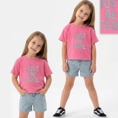 2/6 Y JUST BE COOL BASKILI SORTLU KIZ TAKIM