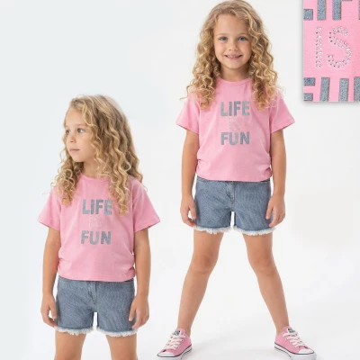 2/6 Y LIFE IS FUN BASK. SORTLU KIZ TAKIM