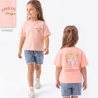 2/6 Y LOVE CORN BASK. KOT SORTLU KIZ TAKIM