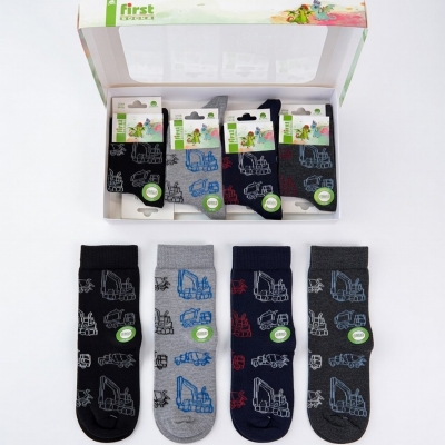 3/11 Y KAMYON BASKILI ERKEK SOKET CORAP