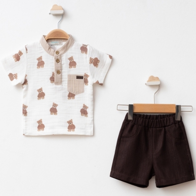 3/12 AY ERKEK AYI BASKILI MÜSLİ TAKIM