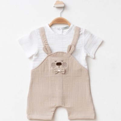 3/12 AY ERKEK  AYI NAKIŞLI MÜSLİ SALOPET TULUM