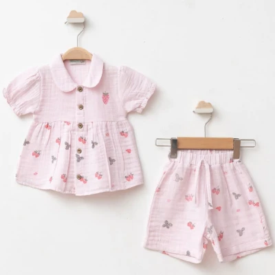 3/12 AY KIZ ÇİKEK NAKIŞLI MÜSLİ TAKIM