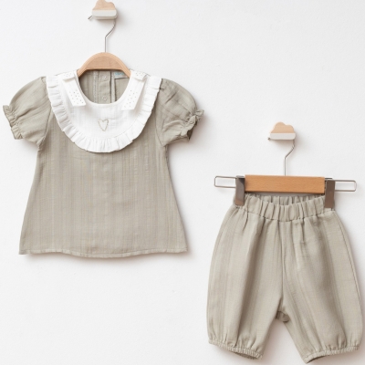 3/12 AY KIZ KALPLİ TAŞLI YAZLIK TAKIM