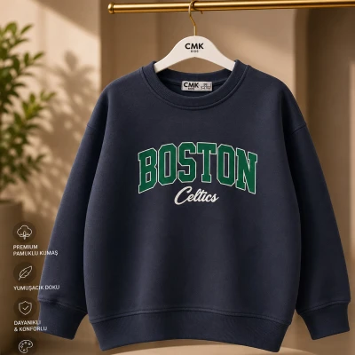 3/12 Y BOSTON NAKISLI ERKEK  SWEATSHIRT