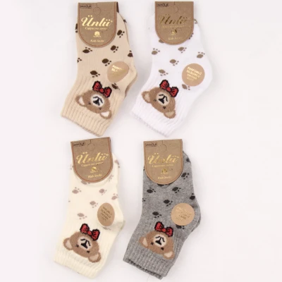 3/12 Y PAPYONLU AYICIK BASKILI COCUK CORAP