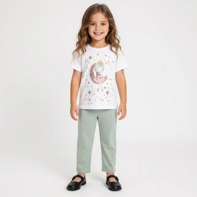 3/24 AY BALERIN KIZ AY YILDIZLAR BASKILI KIZ TAKIM