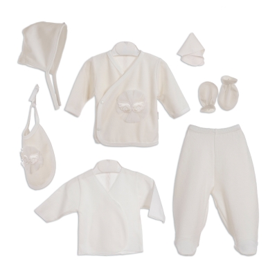 3/3 AY KIZ 7'Lİ KADİFE SET - KANATLI 