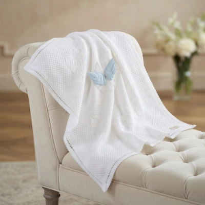 3/3 YAS UNİSEX JAKARLI LÜX TRİKO BATTANİYE  KANATL