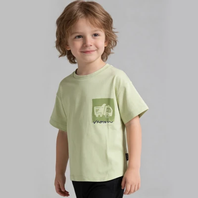 3/6 Y ARACLAR BASKILI ERKEK TISORT