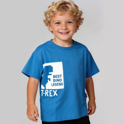 3/6 Y BEST DINO BASKILI ERKEK TISORT