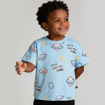 3/6 Y GEZEGEN AY BASKILI ERKEK TISORT