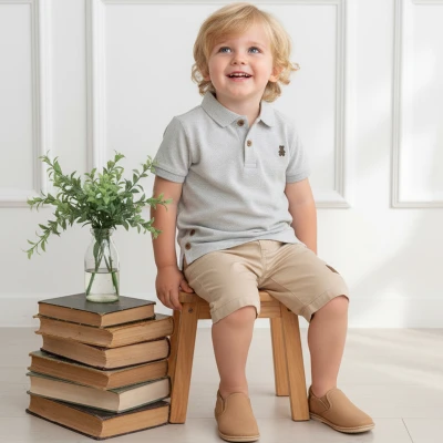 3/6 YAS ERKEK AYI NAKIŞLI TİŞÖRT ERKEK İKİLİ TAKIM