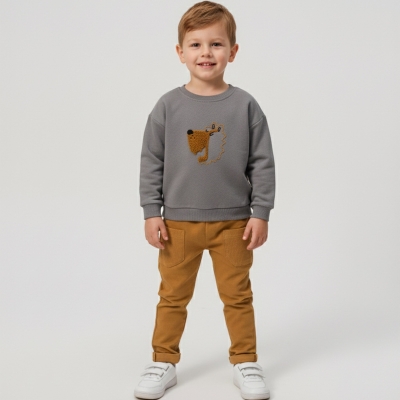 3/6 YAS ERKEK AYI SÜZENELİ CEPLİ İKİLİ TAKIM