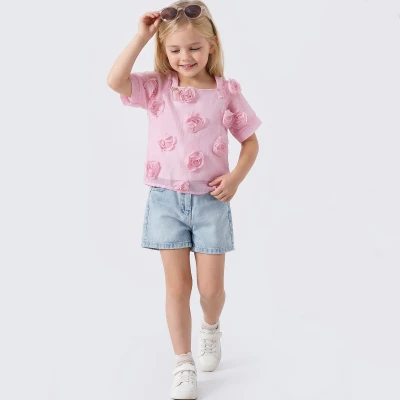 3/6 YAS KIZ GÜLLÜ BLULU İKİLİ TAKIM