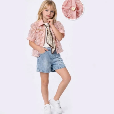 3/6 YAS KIZ SİMLİ GÜLLÜ TAKIM FLARLI