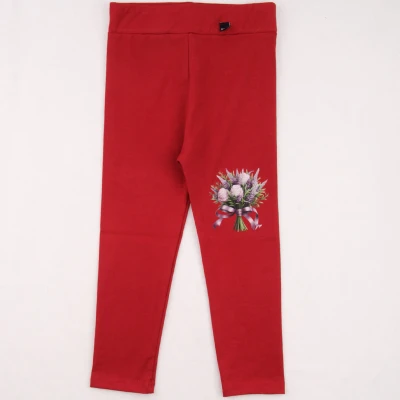 3/7 Y CICEK BUKETI BASKILI KIZ TAYT