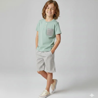 3/7 Y CIZGI CEP DESENLI SORTLU ERKEK TAKIM