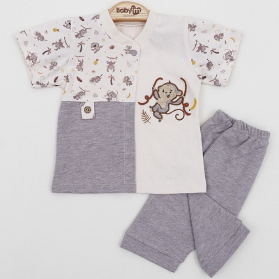 3/9 AY ERKEK MAYMUN NAKIŞLI 2,Lİ SWEAT TKM