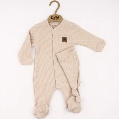 3/9 AY JAKARLI AYICIK ARMALI PATIKLI BEBE TULUM