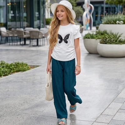 4/12 Y KELEBEK TASLI SAPKALI KIZ TAKIM