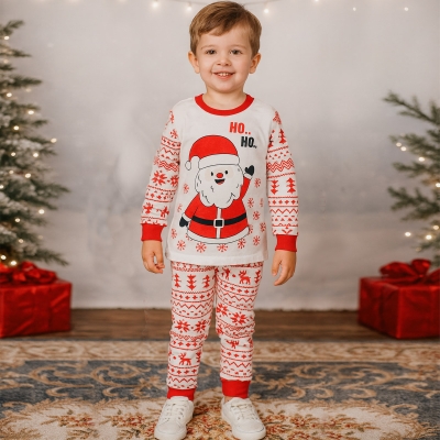 4/6 YAS UNİSEX NOEL BABA 2Lİ TAKIM 