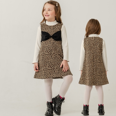 4/7 Y FIYONKLU LEOPAR ELBISE     