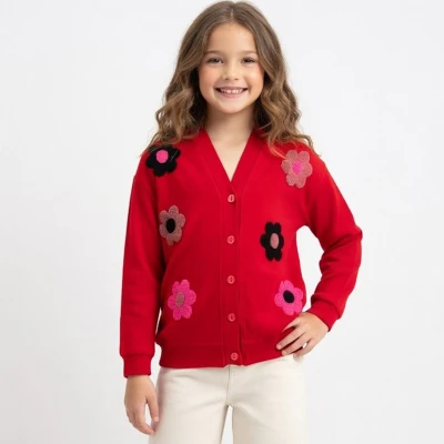 5/12 Y CICEK NAKISLI TRIKO KIZ HIRKA