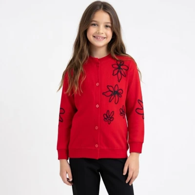 5/12 Y CICEKLI TRIKO KIZ HIRKA