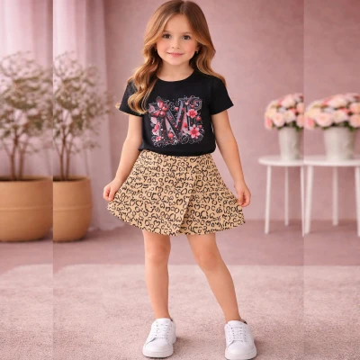 5/8 Y MIKILI SORT ETEKLI KIZ TAKIM