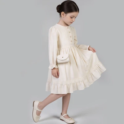 5/8 Y PAPATYA DANTELLI ELBISE