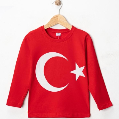 5/8 Y SÜPREM UZUN KOL BAYRAK B. T-SHORT