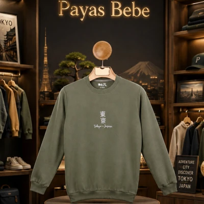 5/8 Y TOKYO JAPAN BASKILI ERKEK SWEATSHIRT