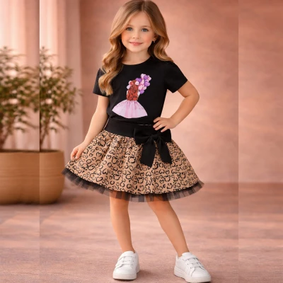 5/8 Y TULLU ETEKLI KIZ TAKIM