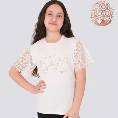 5/8 YAS KIZ  KOLU DANTELLİ