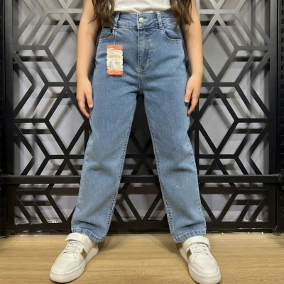 6/10 Y TASLI KIZ KOT PANTOLON