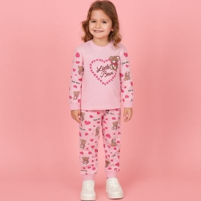 6/12 AY KIZ LITTLE BEAR 2Lİ TAKIM 