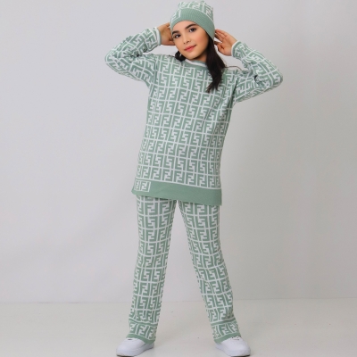 6/14 Y FENDI DESEN TRIKO KIZ TAKIM