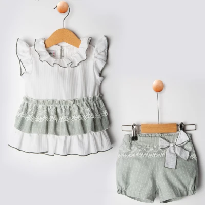 6/18 AY DANTELLI FIYONK SORTLU KIZ TAKIM