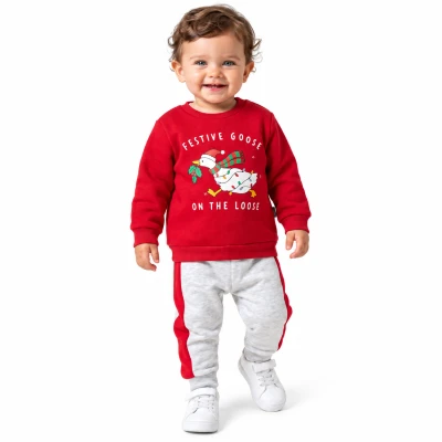6/18 AY ERKEK NOEL FESTIVE GOOSE 2'Lİ TAKIM