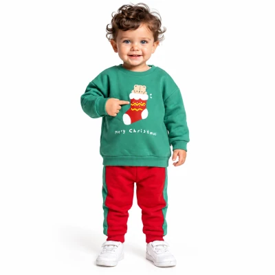 6/18 AY ERKEK NOEL MERY CHRISTMAS 2'Lİ TAKIM