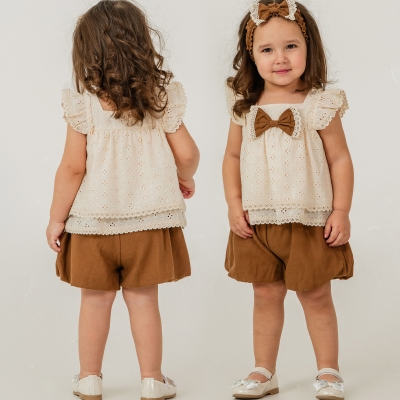 6/18 AY FISTOLU KETEN SORTLU KIZ TAKIM